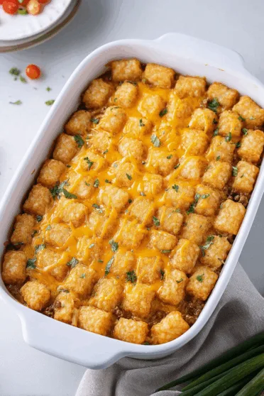 Cheesy Tater Tot Casserole