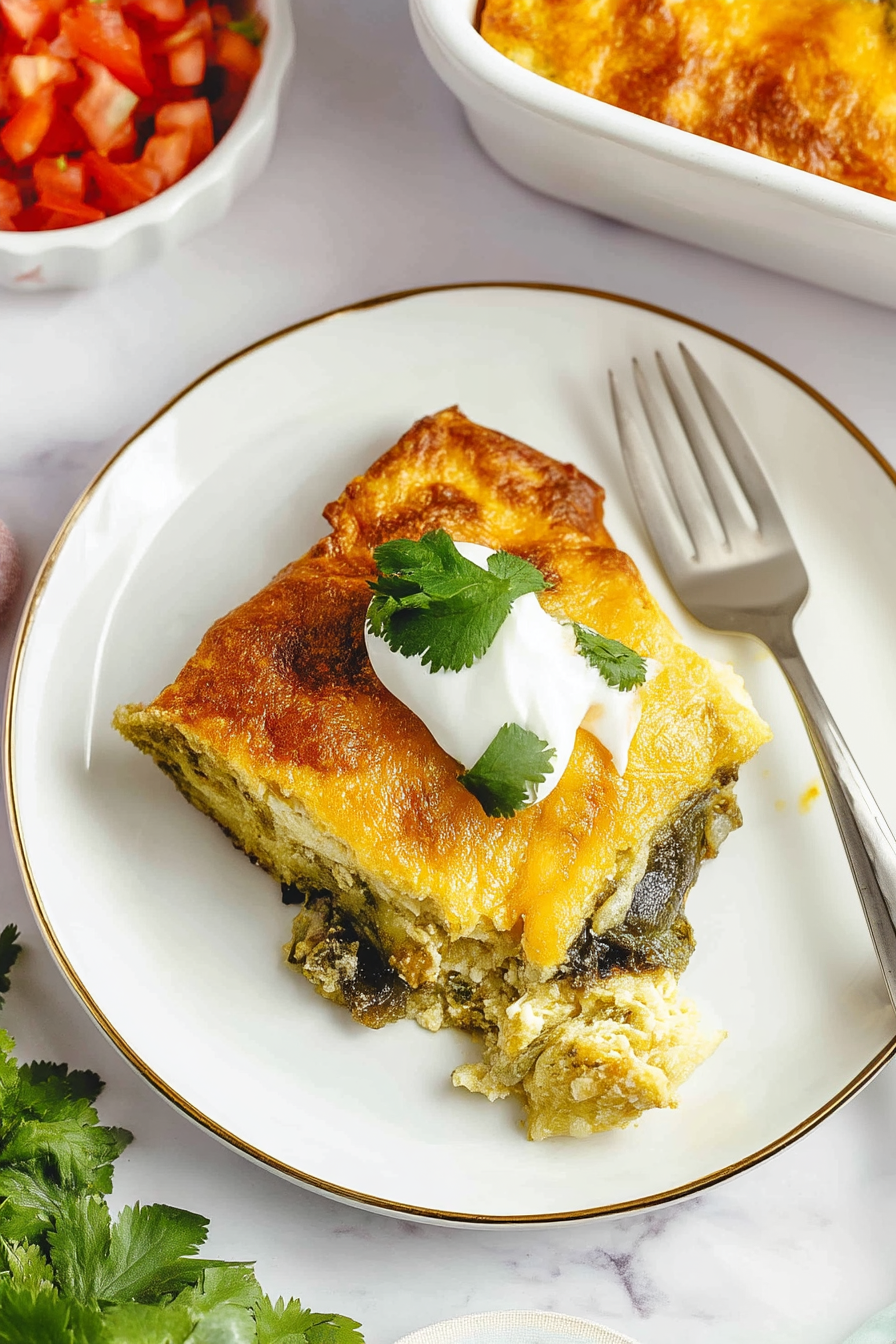 A golden-brown baked dish with melted cheese bubbling on top.