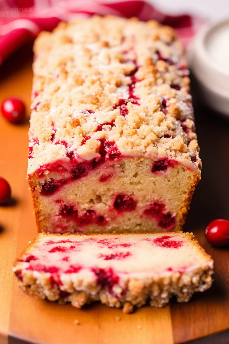 Cranberry Bread With Crumble