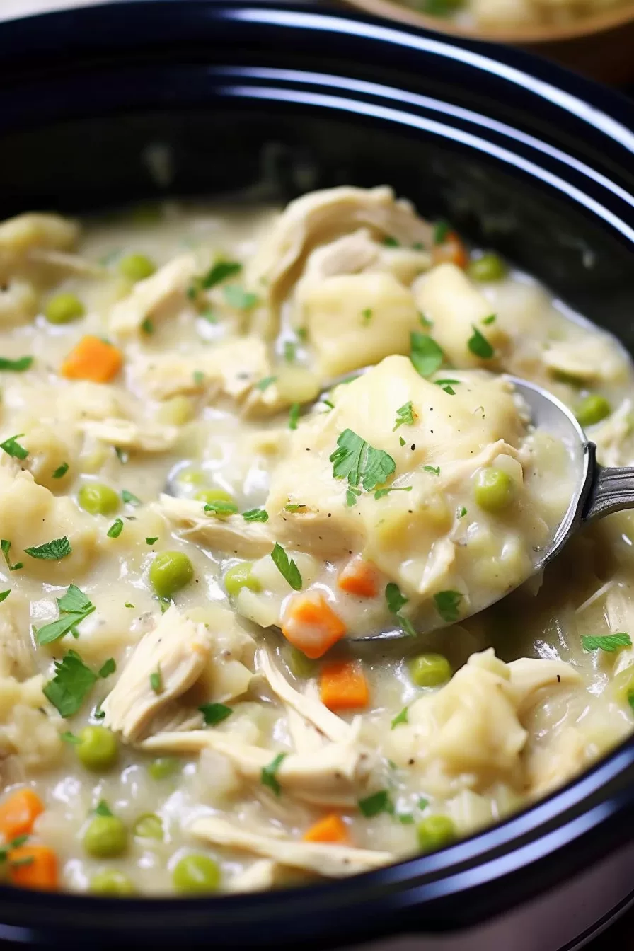 Crockpot Chicken and Dumplings