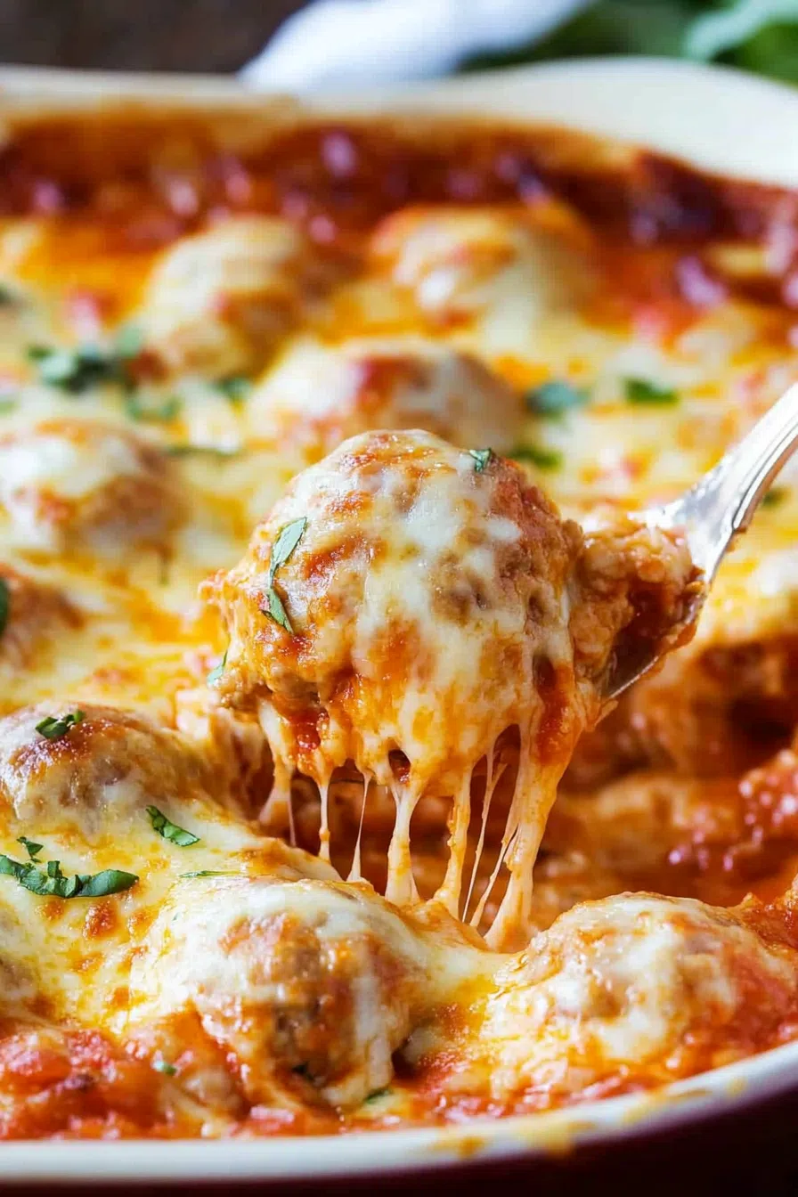 Overhead view of freshly baked appetizers garnished with parsley.