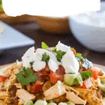 Easy Chicken Tostadas
