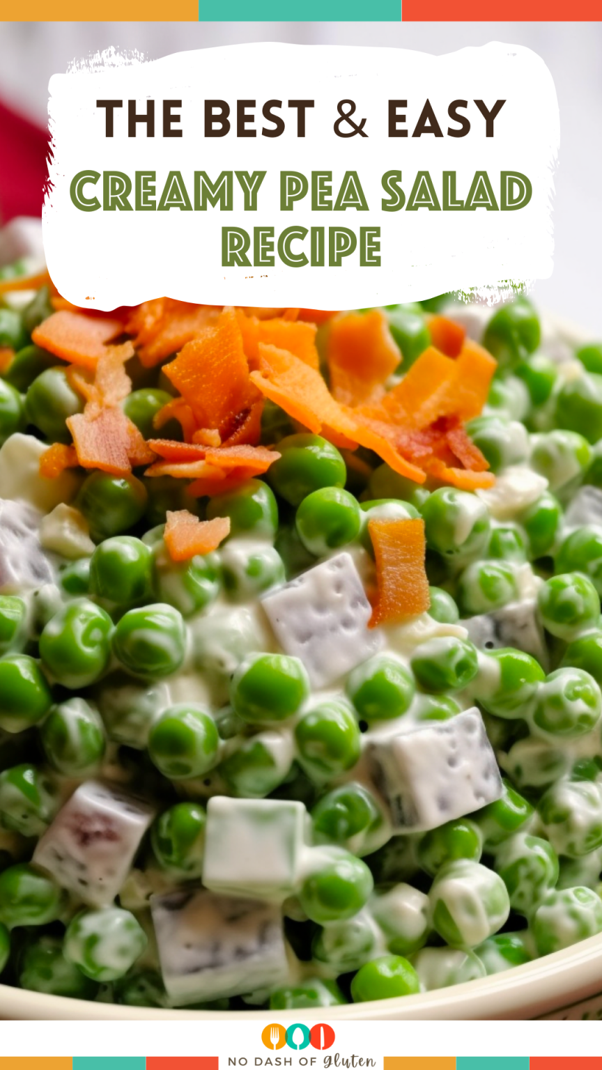 Easy Creamy Pea Salad Recipe