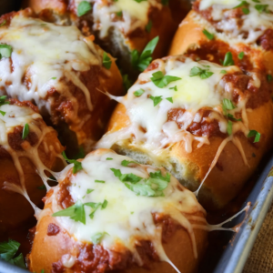 Garlic Bread Meatball Bombs