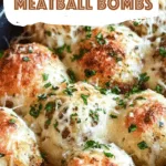Garlic Bread Meatball Bombs