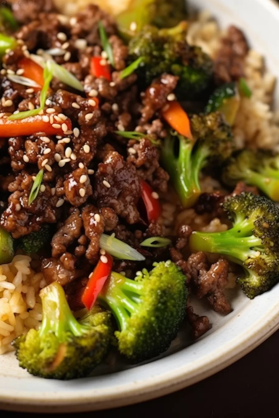 Ground Beef and Broccoli