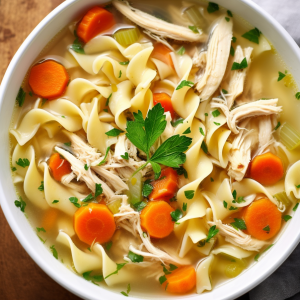 Homemade Slow Cooker Chicken Noodle Soup