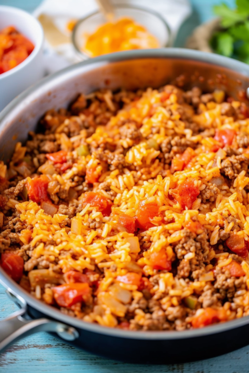 One Pan Taco Rice