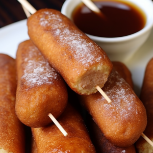 Pancake Sausage on a Stick