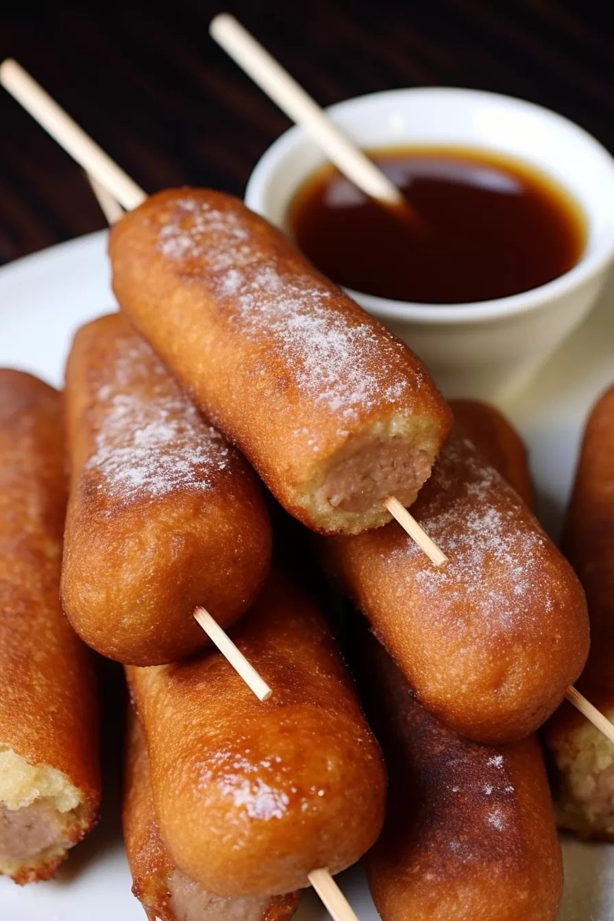 Pancake Sausage on a Stick