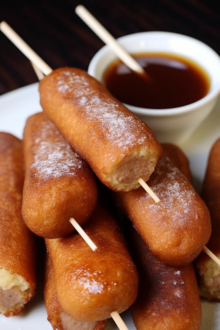 Pancake Sausage on a Stick
