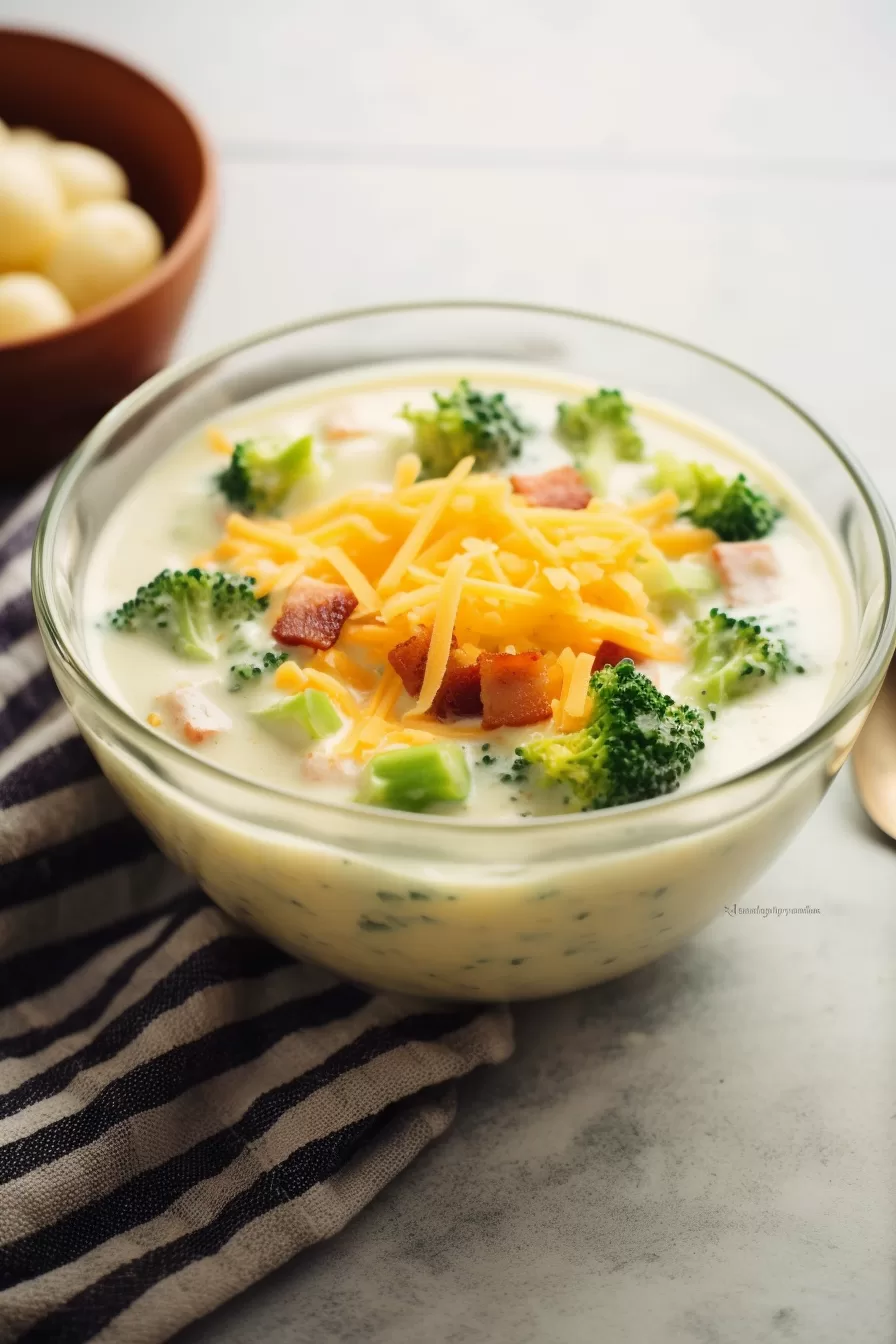 Potato Soup with Broccoli and Cheese