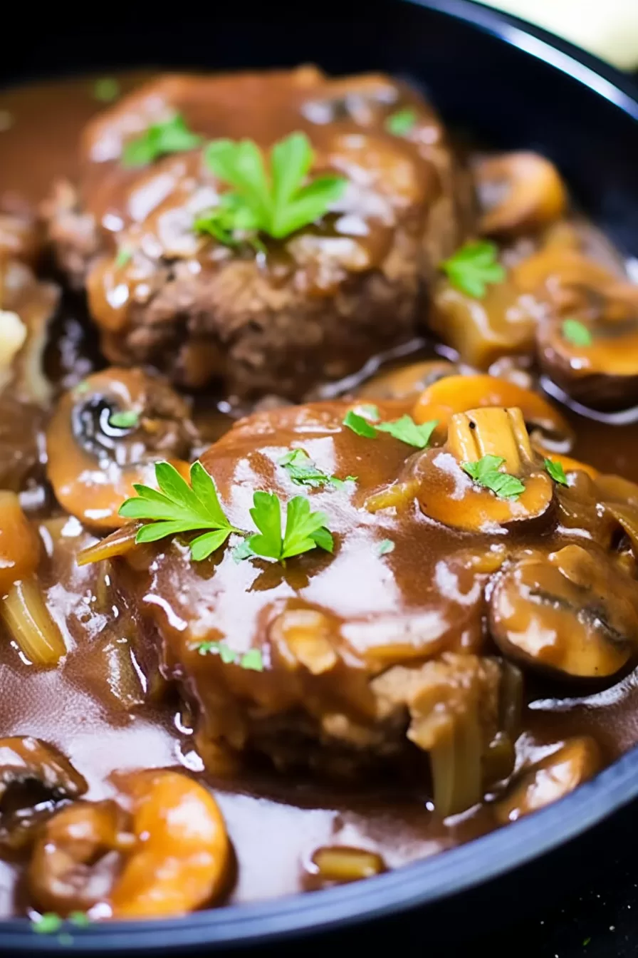 Slow Cooker Salisbury Steak