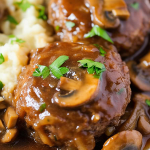 Slow Cooker Salisbury Steak