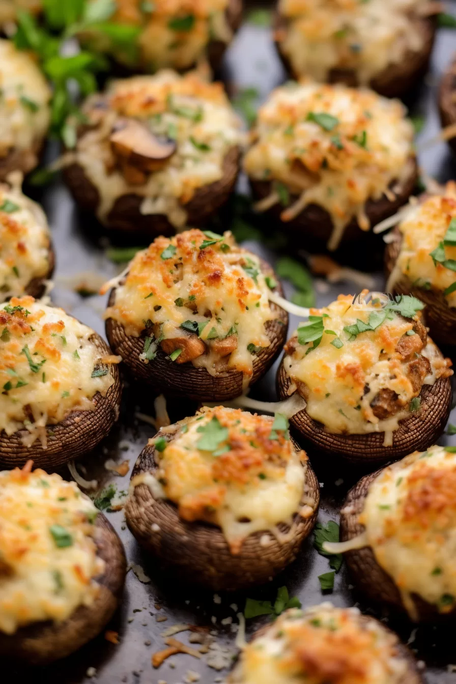 Smoky Stuffed Mushrooms