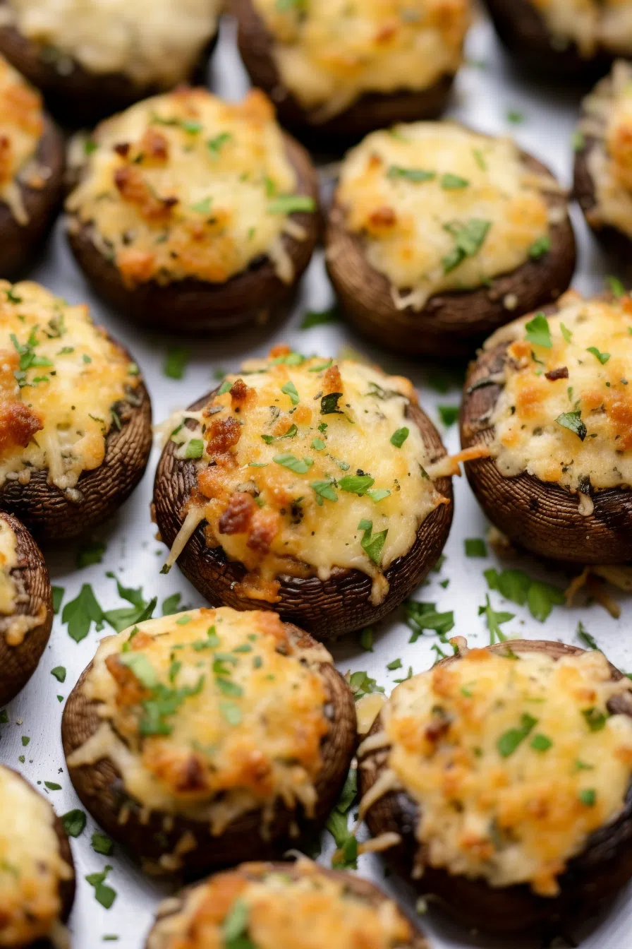 Smoky Stuffed Mushrooms