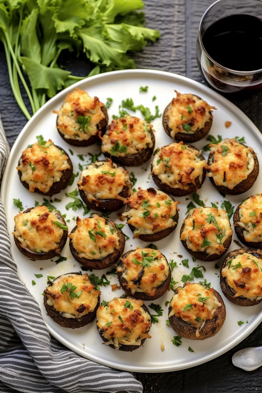 Smoky Stuffed Mushrooms