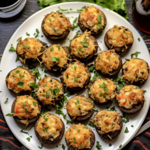 Smoky Stuffed Mushrooms