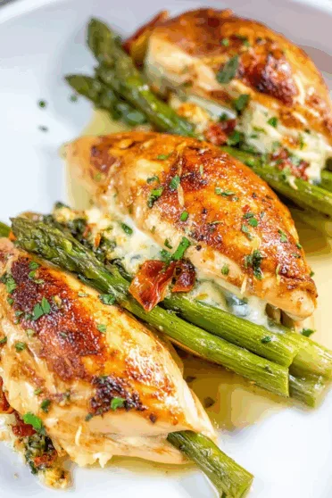 Asparagus Stuffed Chicken Breast Recipe