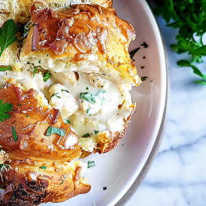 Chicken Alfredo Monkey Bread