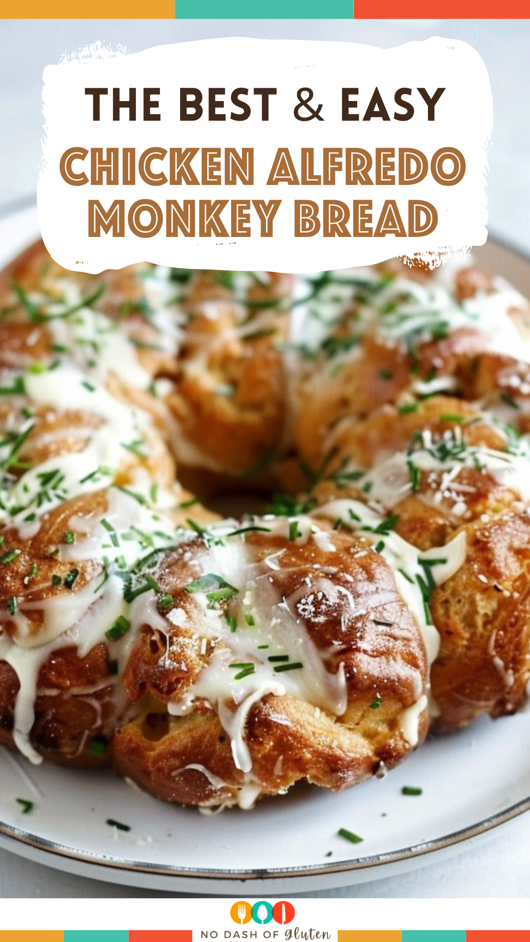 Chicken Alfredo Monkey Bread