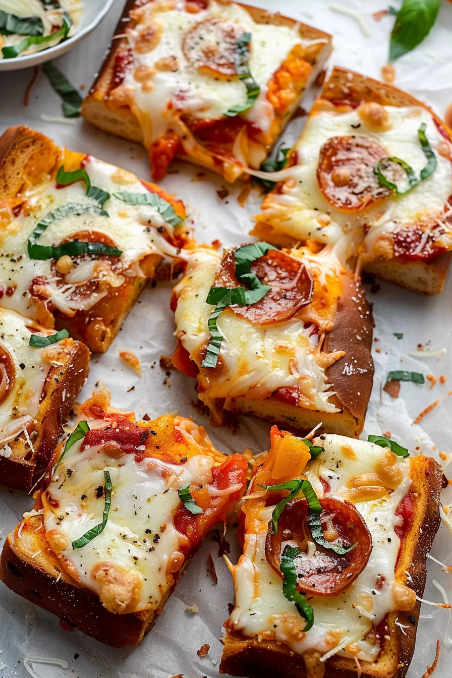 Easy Garlic Bread Pizza