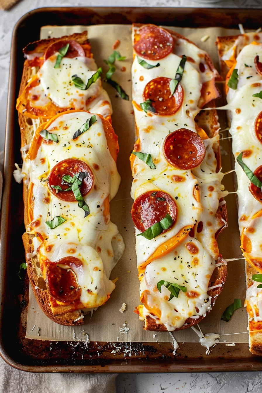 Easy Garlic Bread Pizza