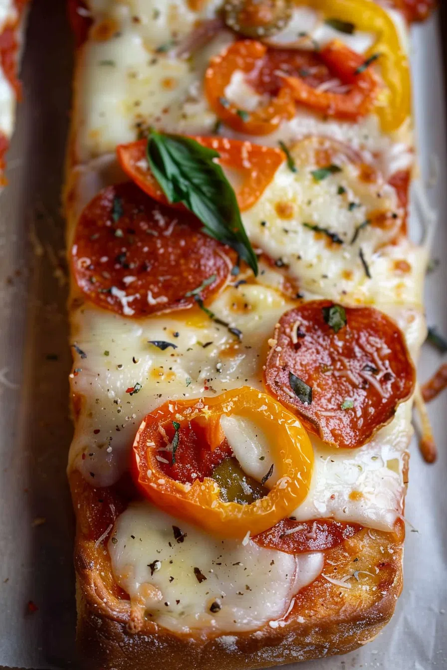 Easy Garlic Bread Pizza