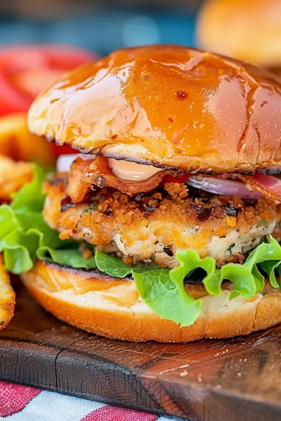 Ground Chicken Burger