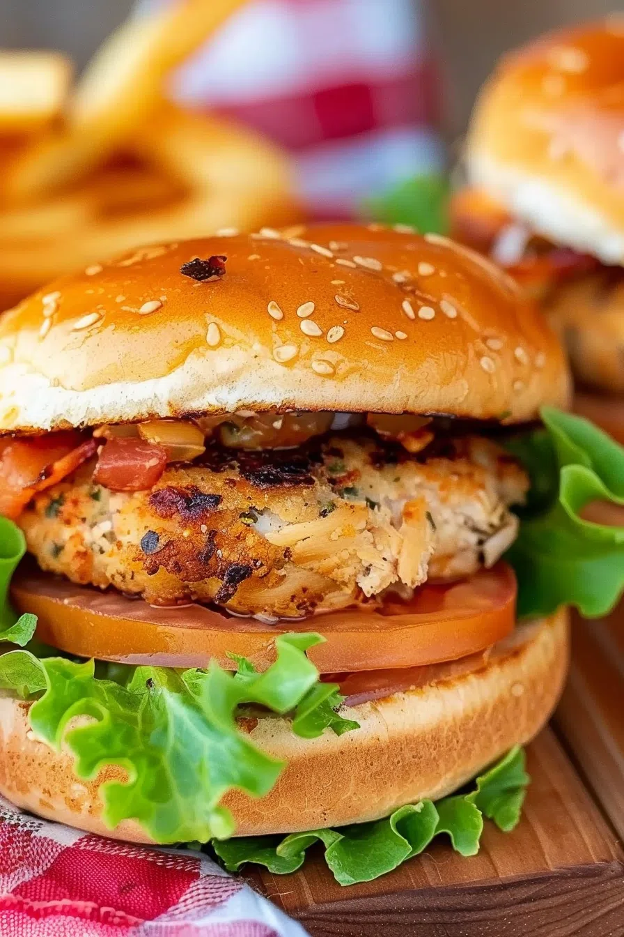Ground Chicken Burger