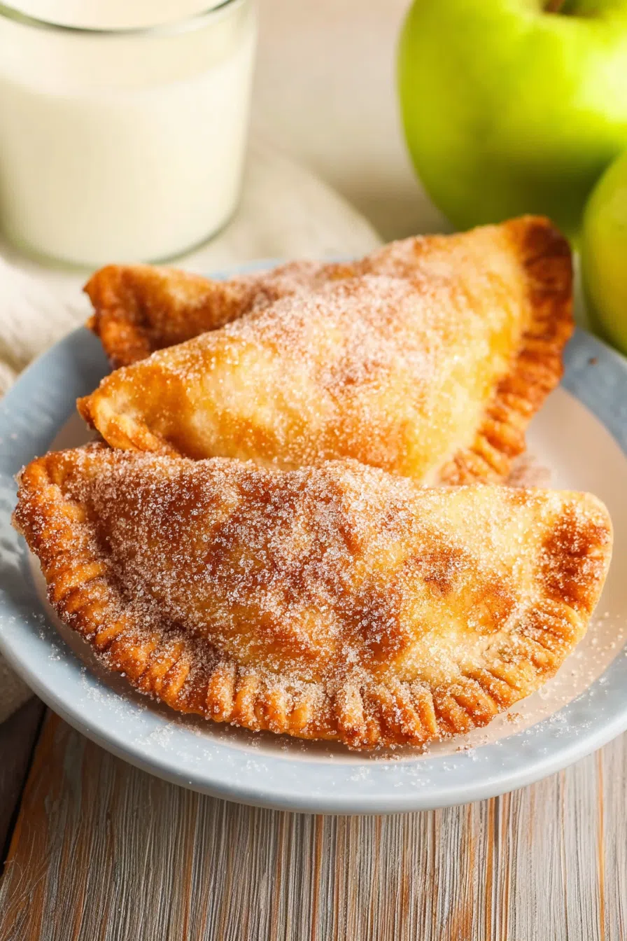 Crisp, golden pastries arranged on a vintage dessert plate.