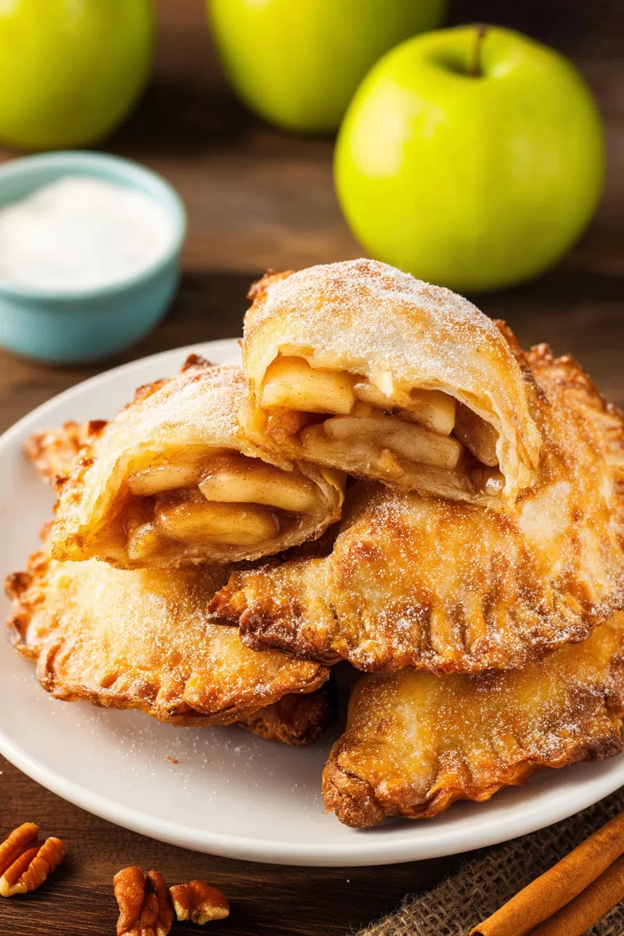 A close-up of the crispy crust with filling slightly peeking through.