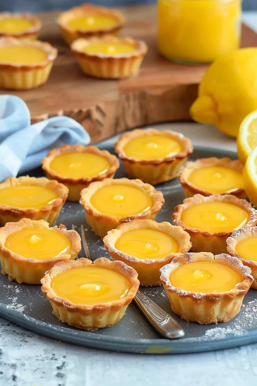 Lemon Curd Tartlets