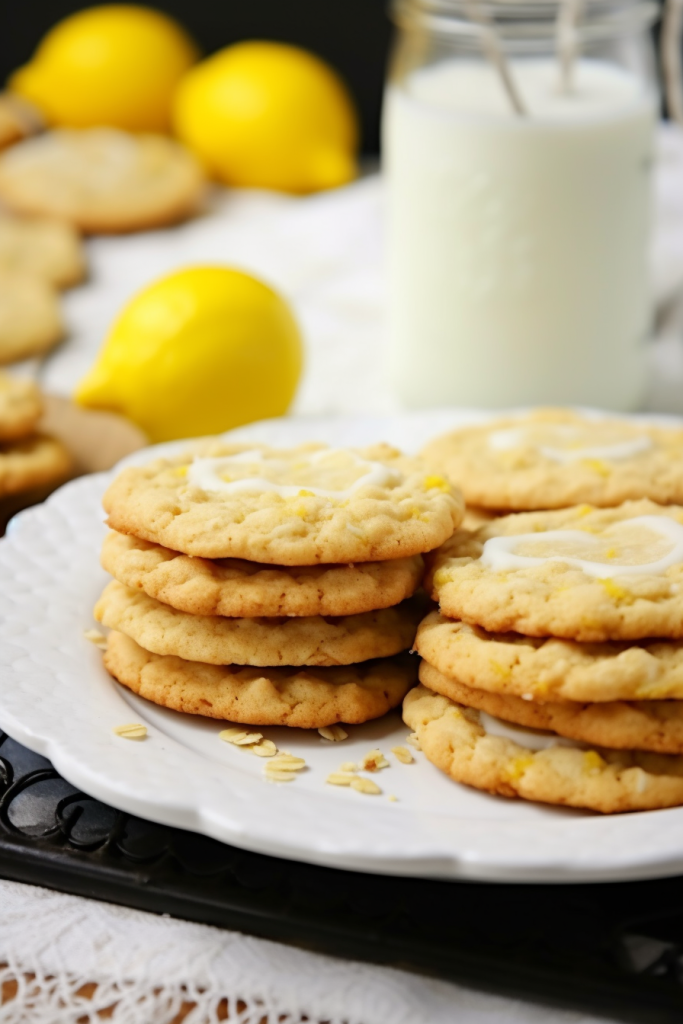 Lemon Oatmeal Cookies