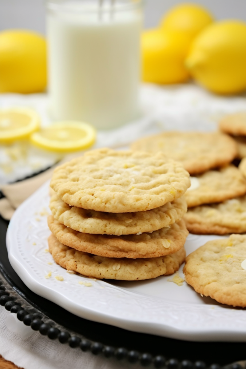 Lemon Oatmeal Cookies