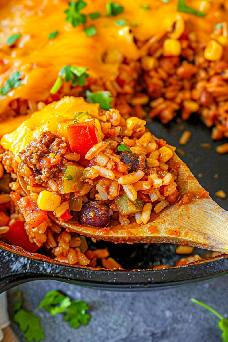 One Pot Mexican Rice Casserole