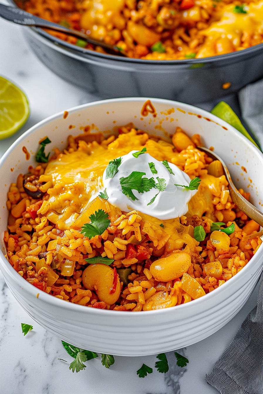 One Pot Mexican Rice Casserole