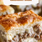 Sausage Cream Cheese Crescent Bake