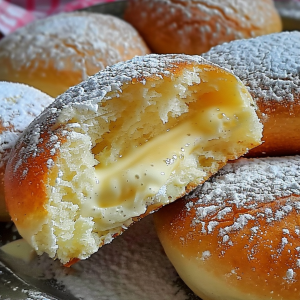 Stovetop Custard Cream Buns