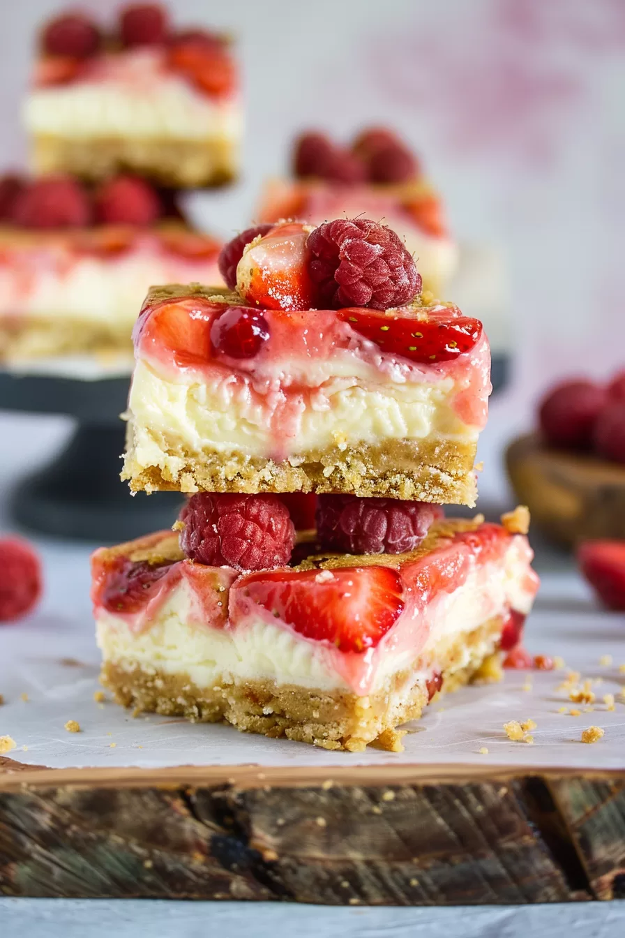 Strawberry Cheesecake Bars