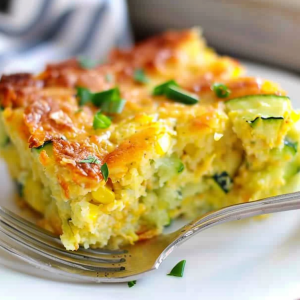 Zucchini Cornbread Casserole