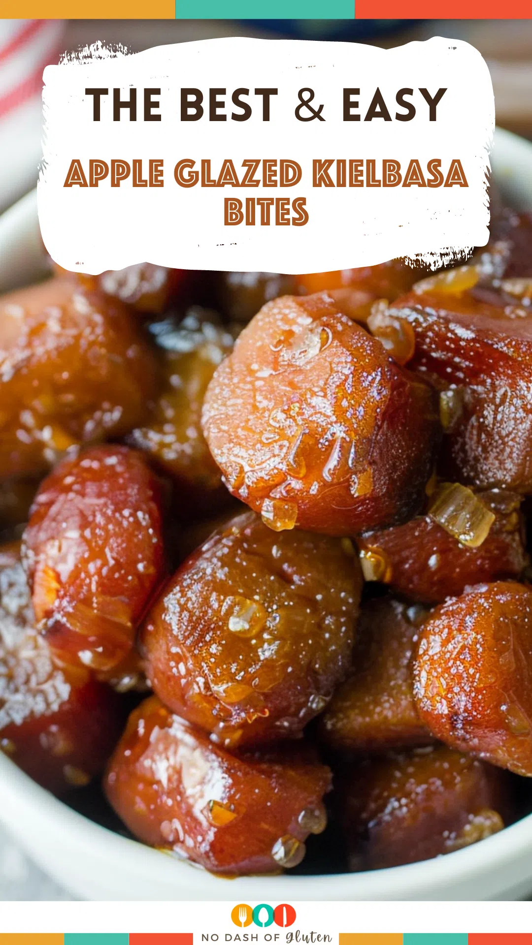 Apple Glazed Kielbasa Bites