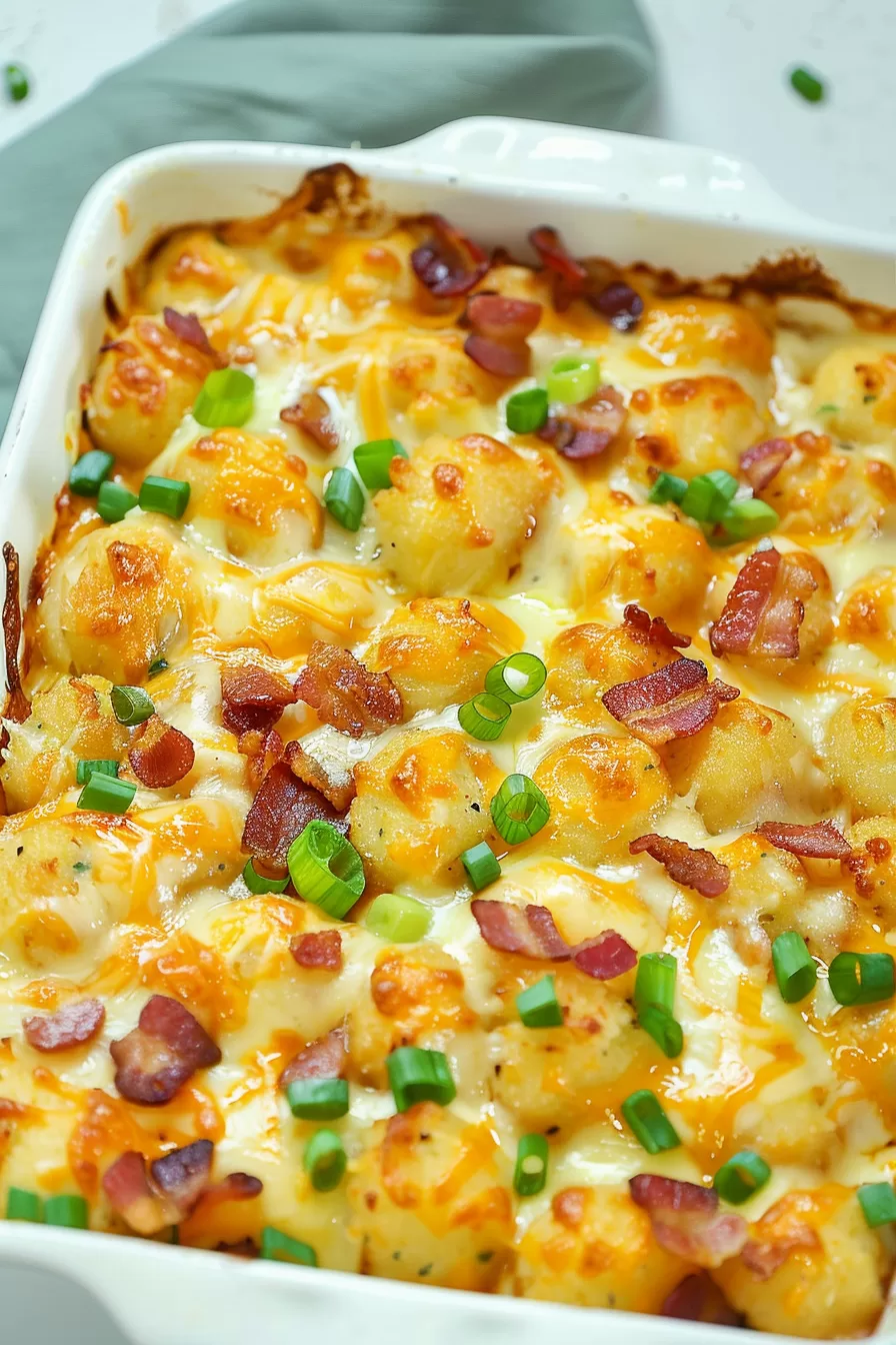 Bacon Ranch Tater Casserole