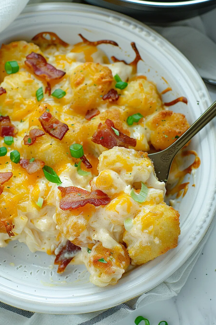 Bacon Ranch Tater Casserole