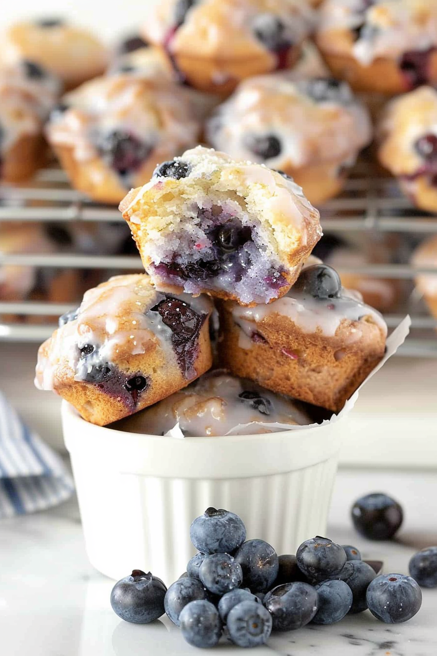 Blueberry Burst Fritter Bites