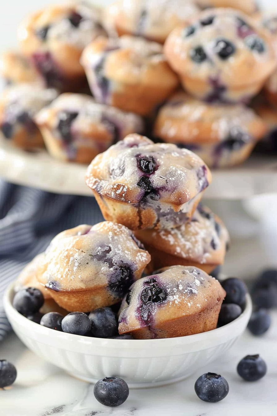 Blueberry Burst Fritter Bites