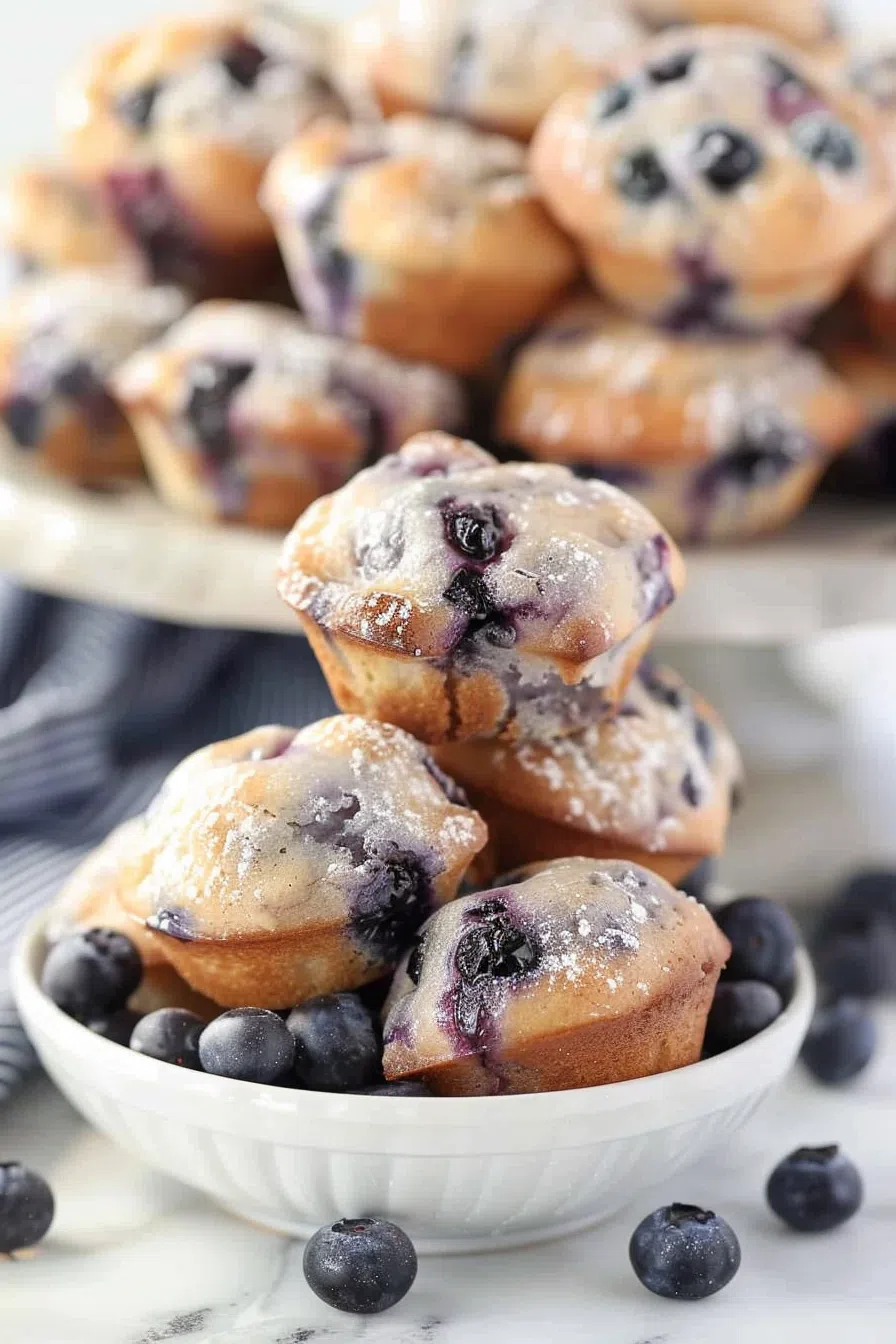 Blueberry Burst Fritter Bites