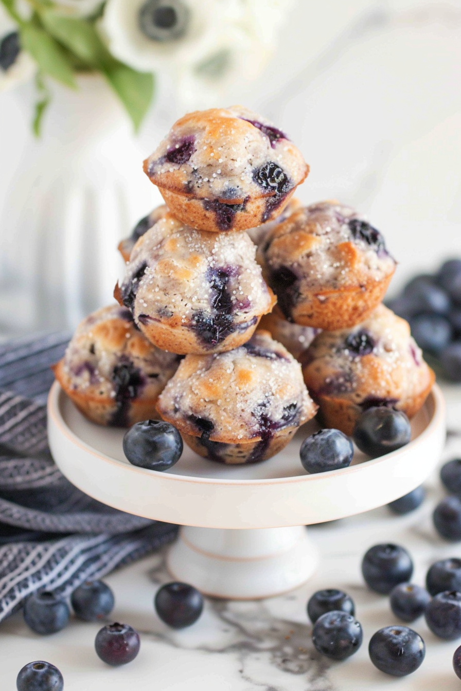 Blueberry Burst Fritter Bites