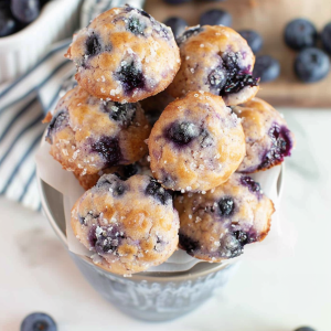 Blueberry Burst Fritter Bites