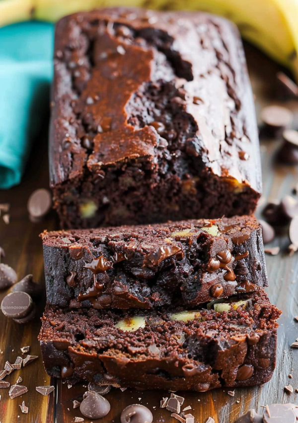 Best Chocolate Banana Bread